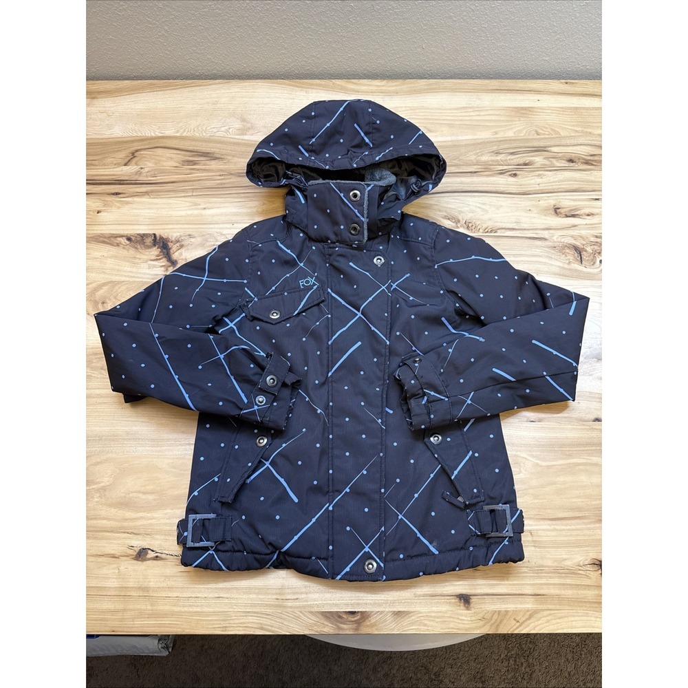Fox Racing Jacket women's Size XS w/Hoodie Snow Jacket - Style#56242 READ